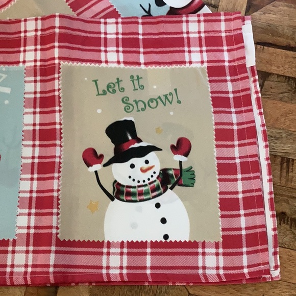Snowman table runner - Picture 2 of 9